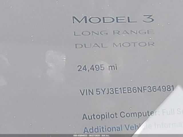 Tesla Model 3 2022