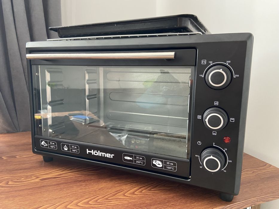 Електро піч до 250 градусів 35л. 1800вт HEO-183B  Holmer