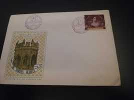Królowa Maria II znaczek pocztowy, Portugalia 14.03.1954