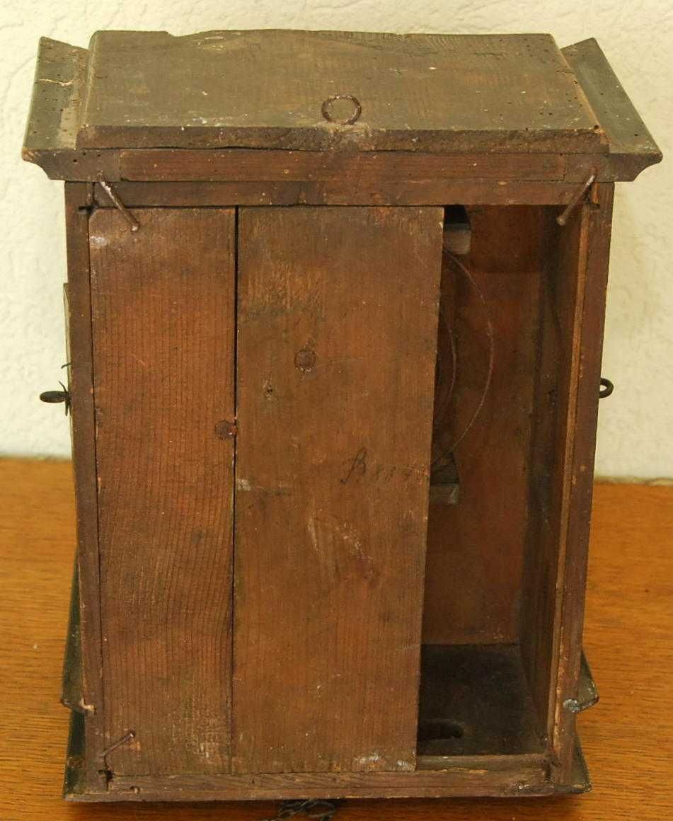 Zabytek Stary oryginalny zegar szwarcwaldzki Biedermeier