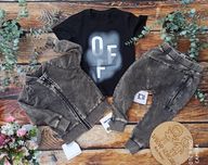 Bluza rozpinana dekatyzowana 92-134 spodnie