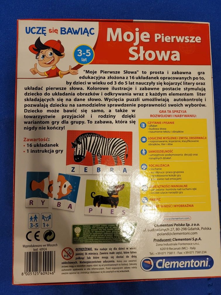 Moje pierwsze słowa i alfabet Clementoni