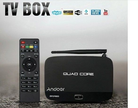 TV Box Andoer F7 Android 4.4,Wi-Fi/LAN,1Gb/8Gb, четыре ядра
