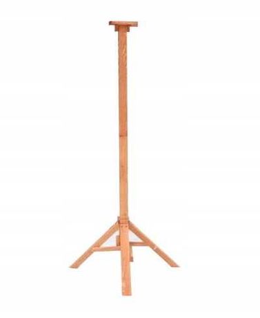 Drewniany stojak pod karmniki 120 cm