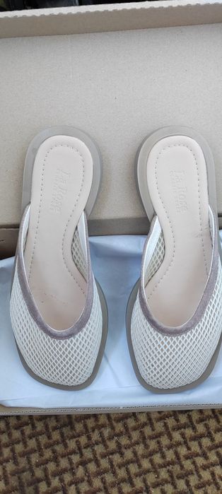 Шльопки Сланці шкіра замш