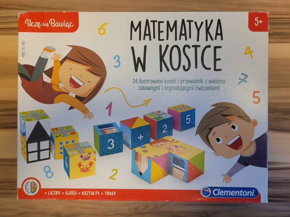 Układanka edukacyjna, matematyka w kostce