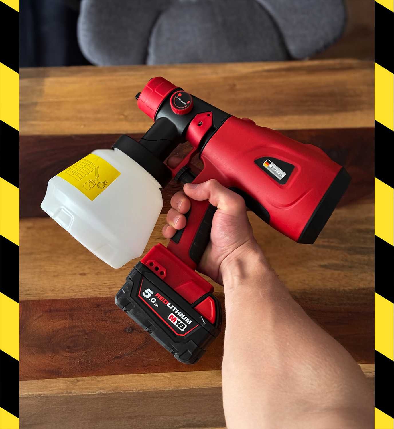 Pistolet Do Gruntowania Ścian i Sufitów Pod Akumulator MILWAUKEE M18