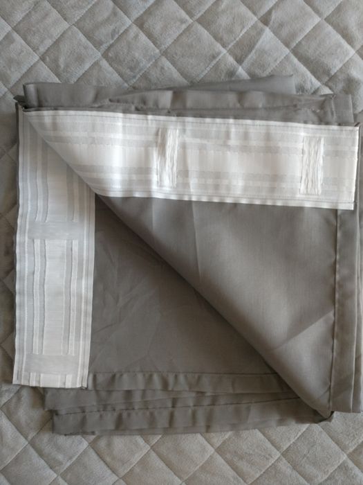Шторы Ikea Икеа  серые 145*250см