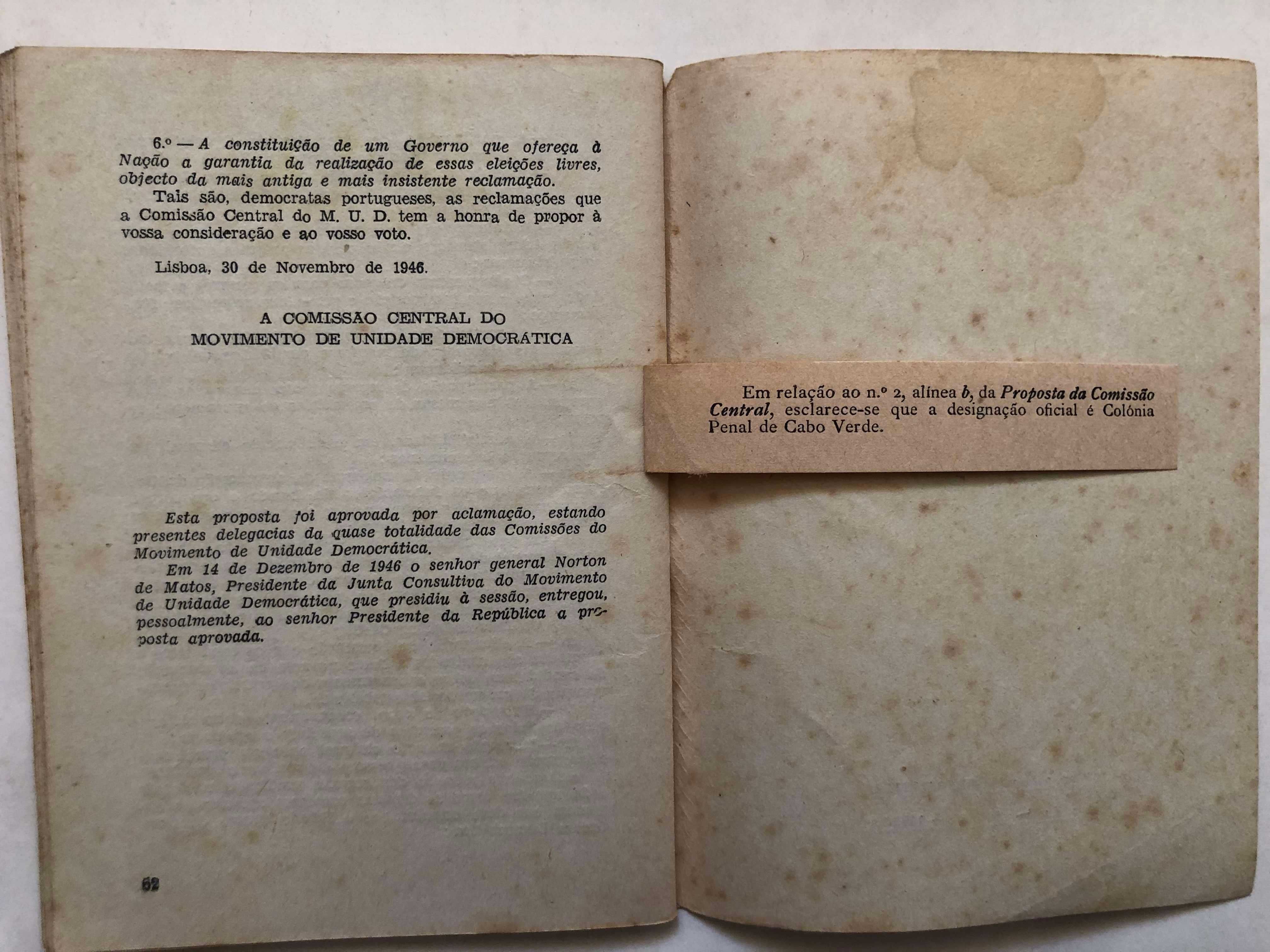 A Sessão de 30 Novembro de 1946 do MUD