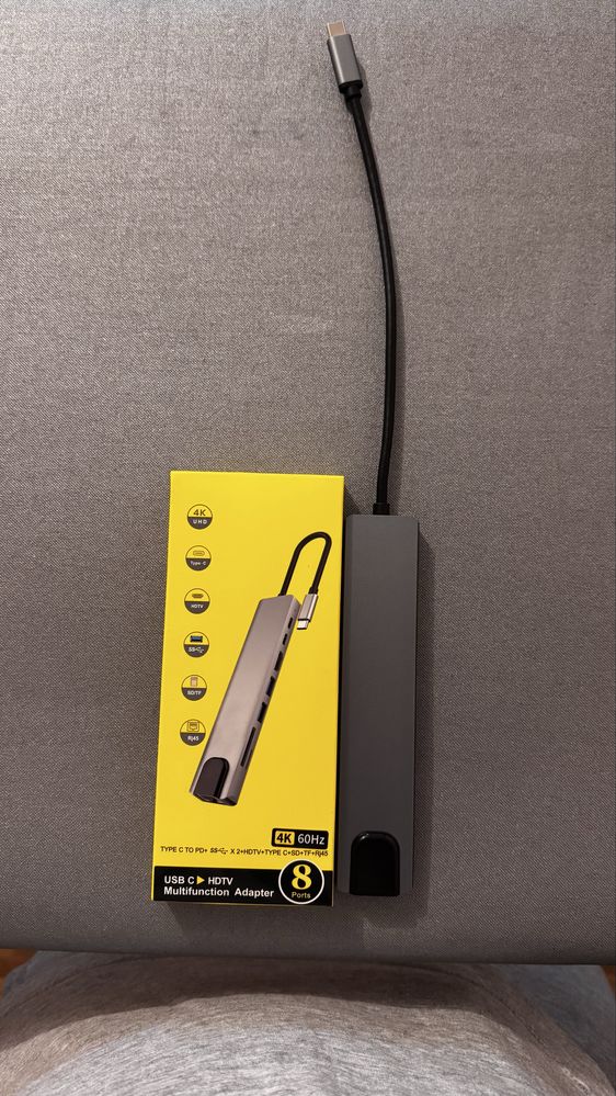 Adaptador 7 em 1 USB-C