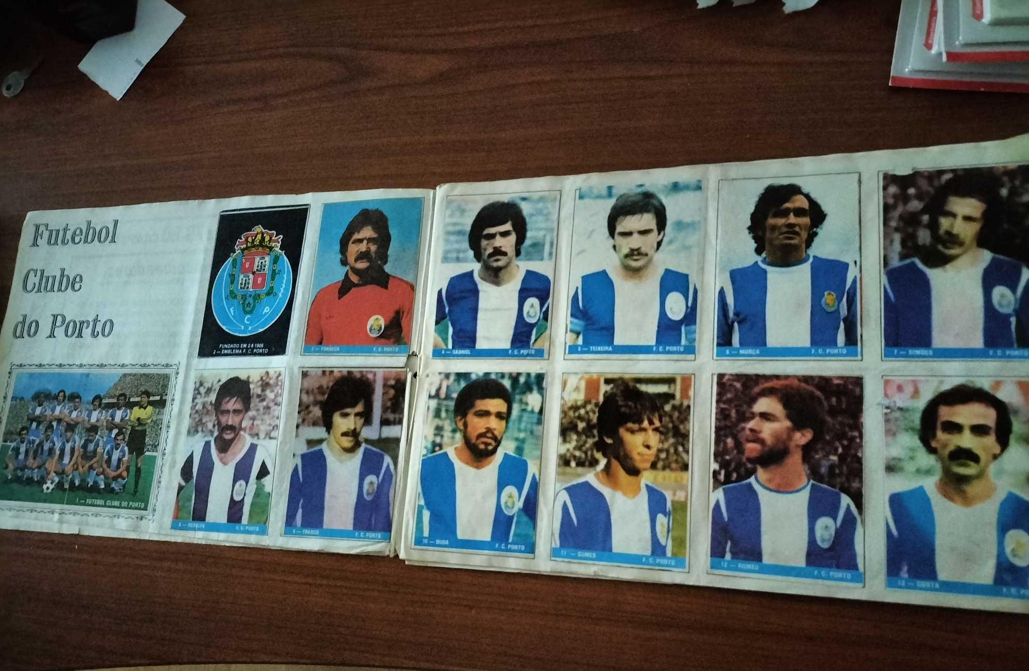Caderneta incompleta Futebol 79/80