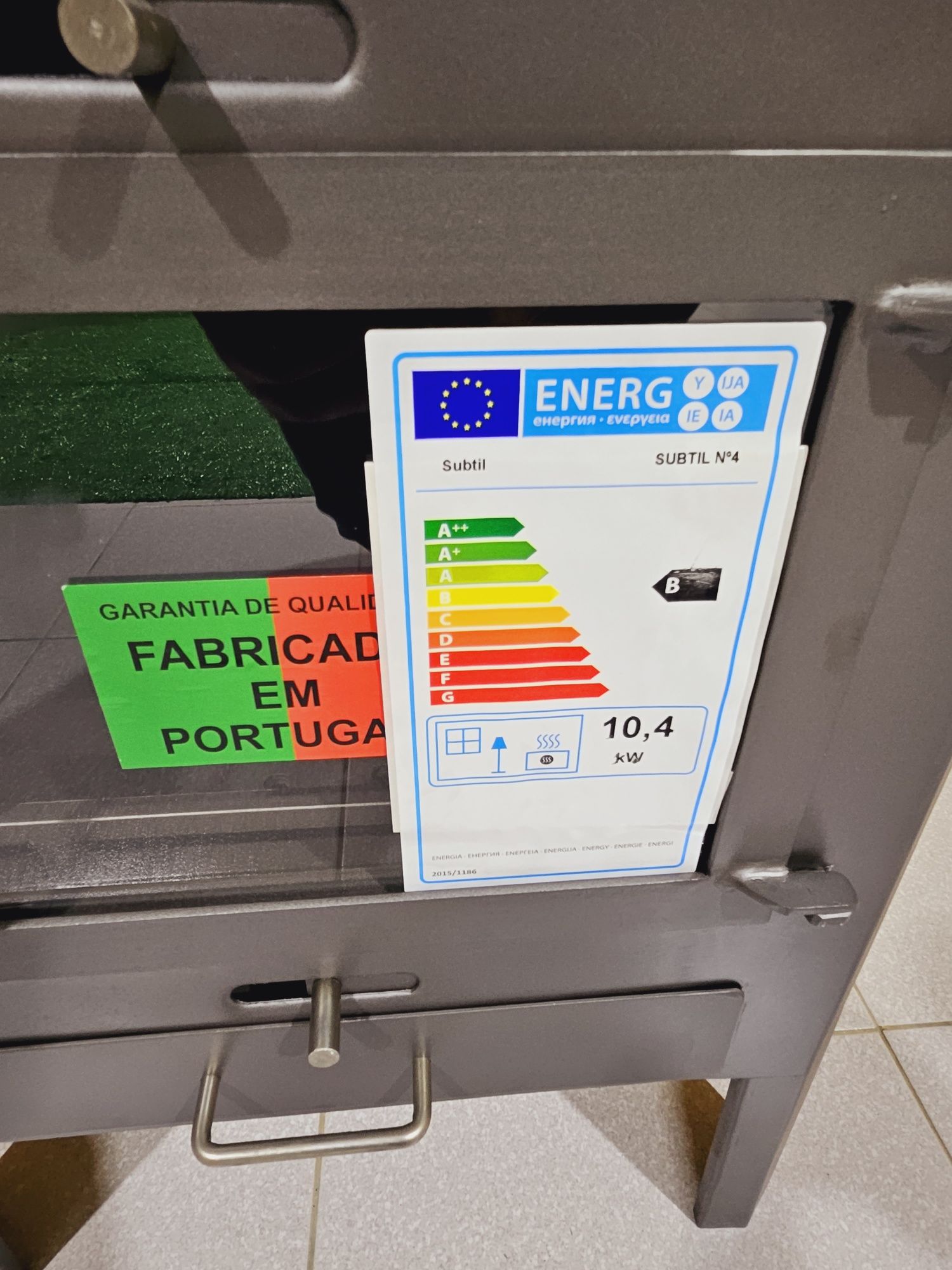 Salamandra de Canto a Lenha NOVAS - 10.4Kw - FABRICADO PORTUGAL