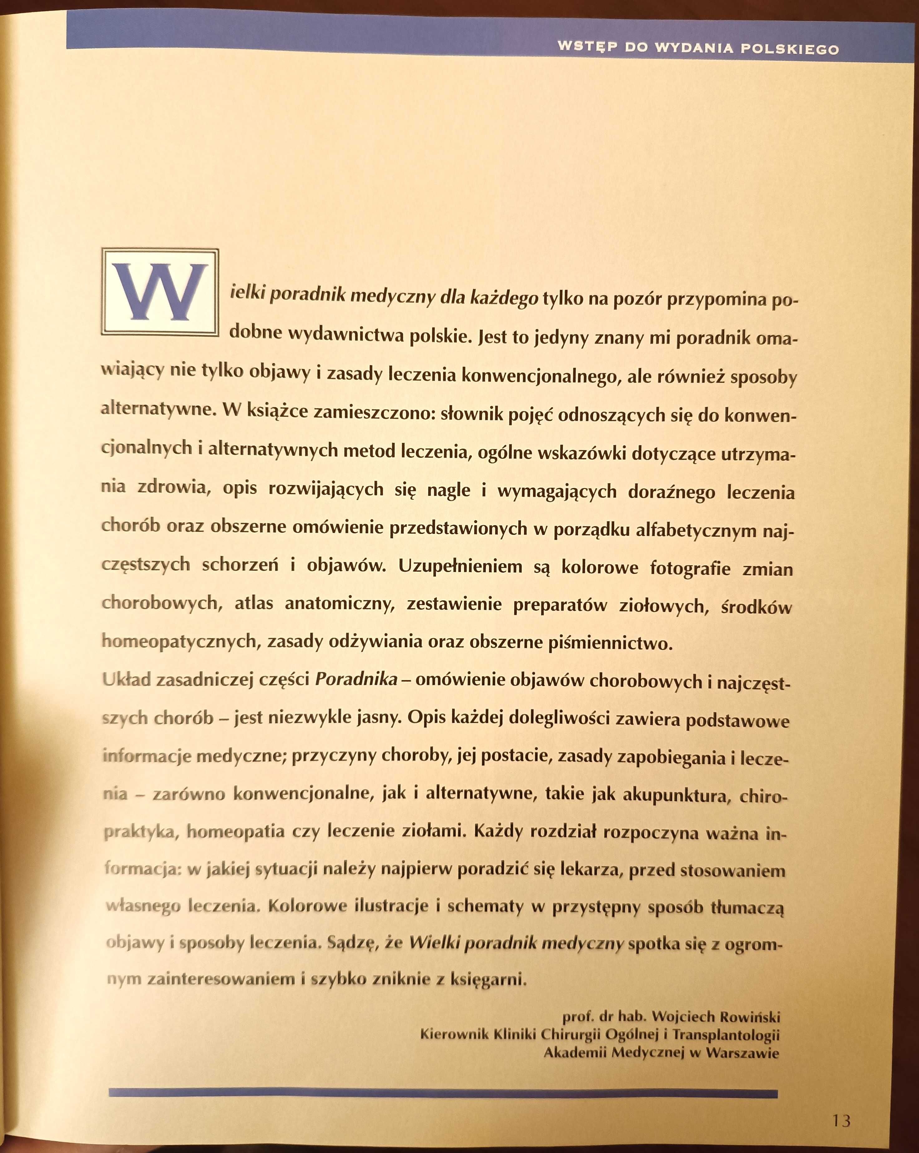 Wielki poradnik medyczny dla każdego.