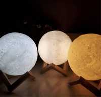 Ночник Лампа Луна 3D Moon Lamp. 10 , 13 , 17  СМ.