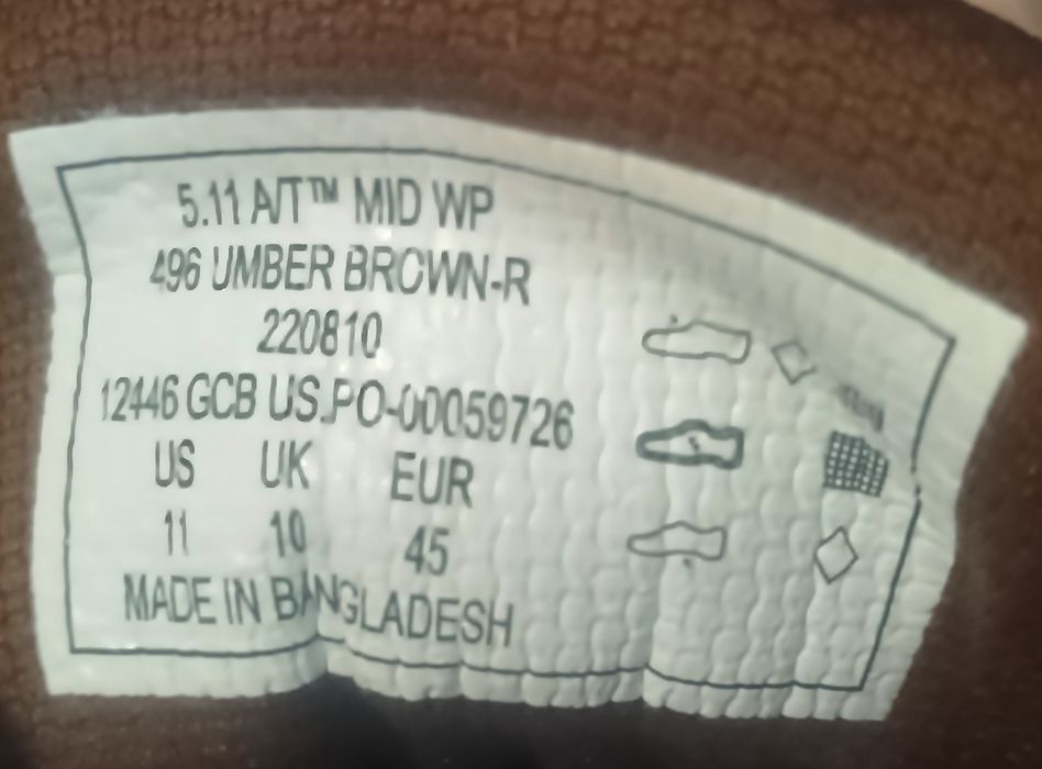 берці тактичні , військові, 5.11