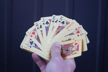 Золоті гральні карти Золотые игральные карты