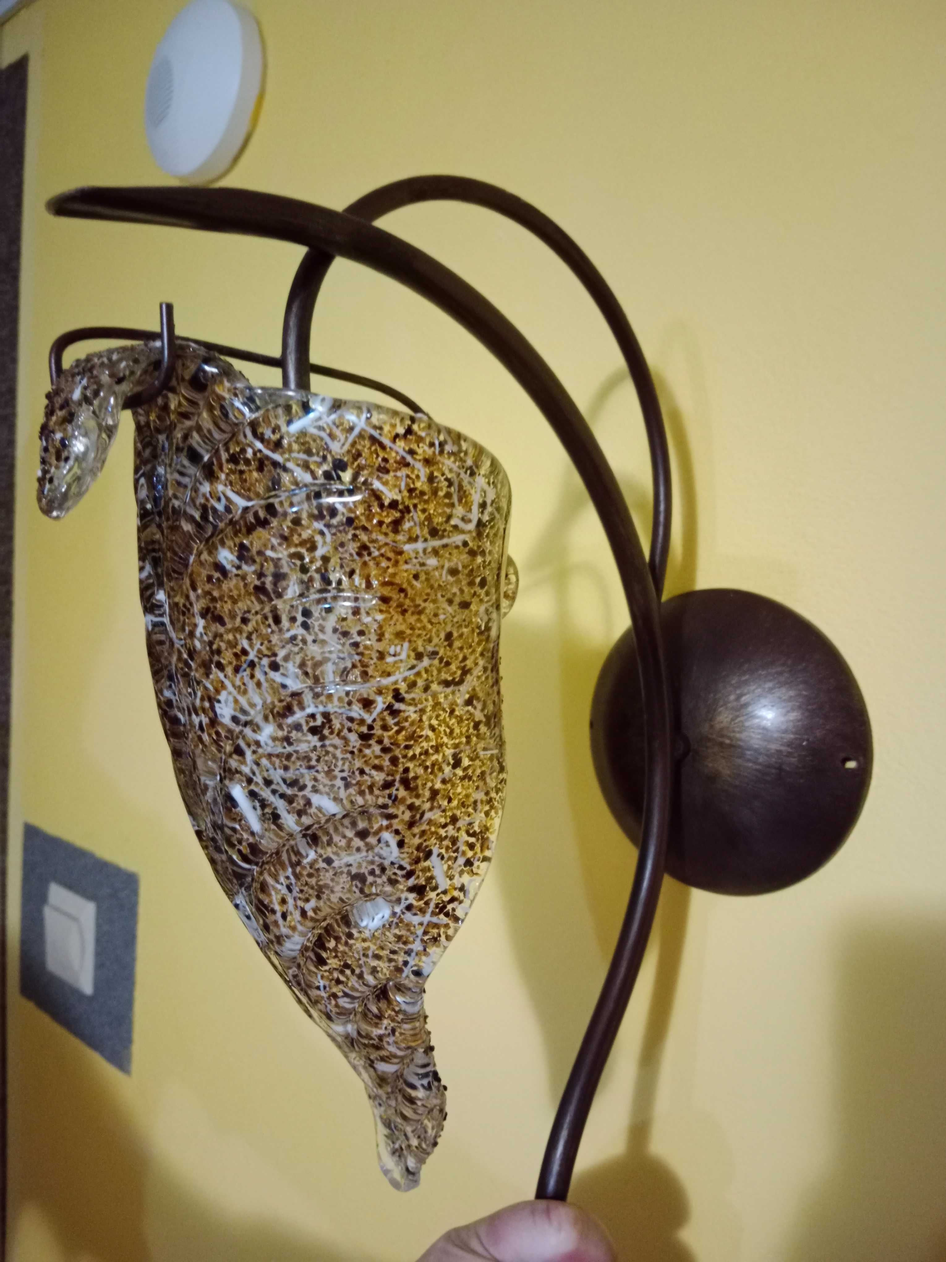 Lampa wisząca z kinkietami