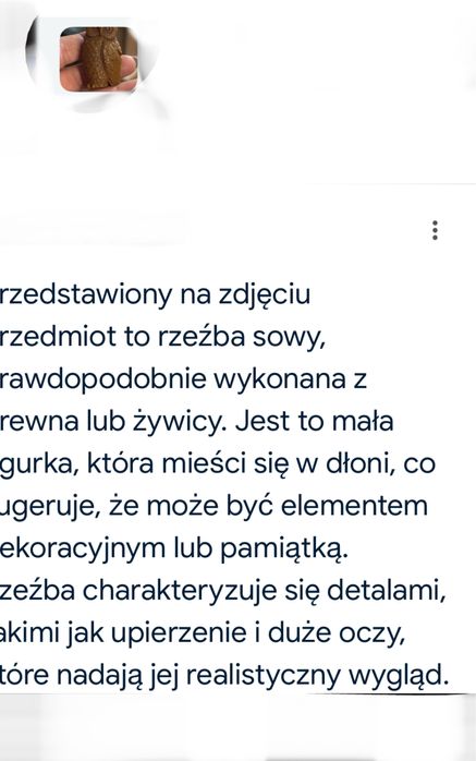 Malenka Figurka sowa