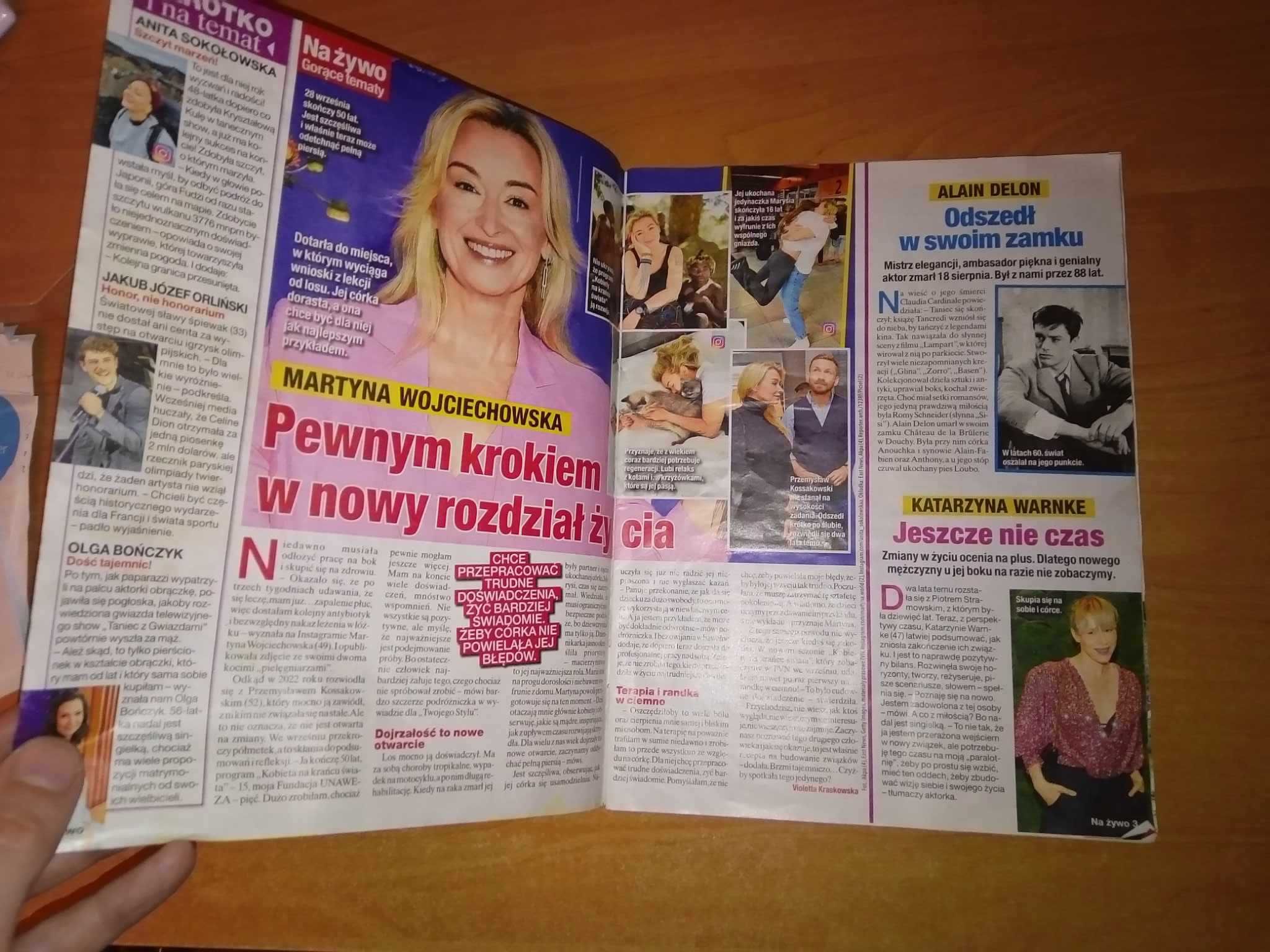Tygodnik Na żywo gorące tematy z życia gwiazd nr 35 sierpień 2024