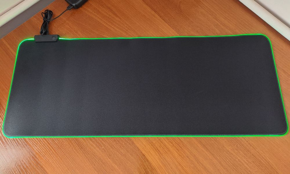 Коврик для клавіатури і мишки з Підсвіткою RGB 800×300мм, Кабель 1.8м