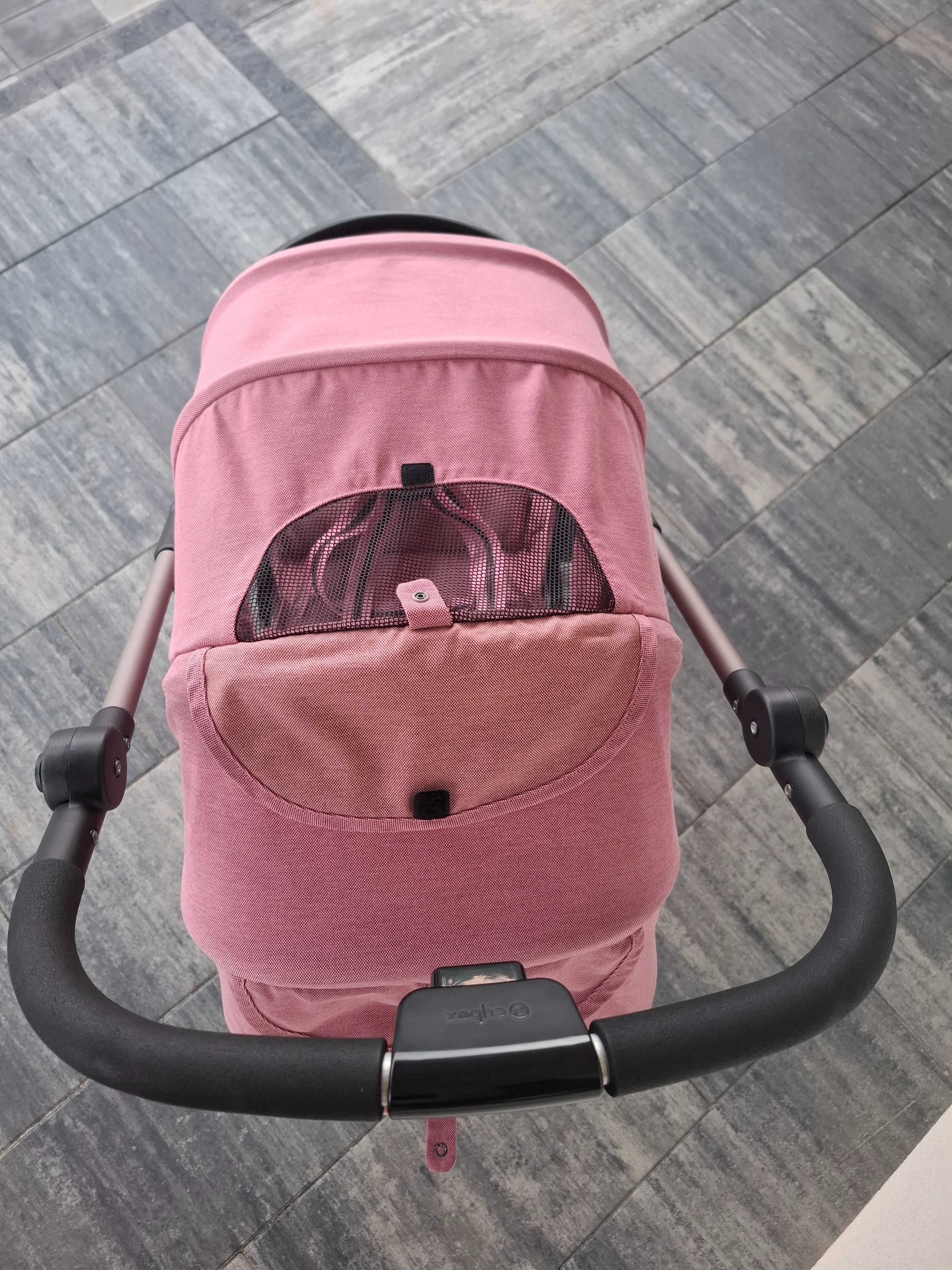 Wózek spacerowy Cybex Melio + śpiwór i osłona przeciwdeszczowa
