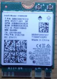 karta sieciowa (wifi+bluetooth) M.2 Intel 3168NGW (01AX706)