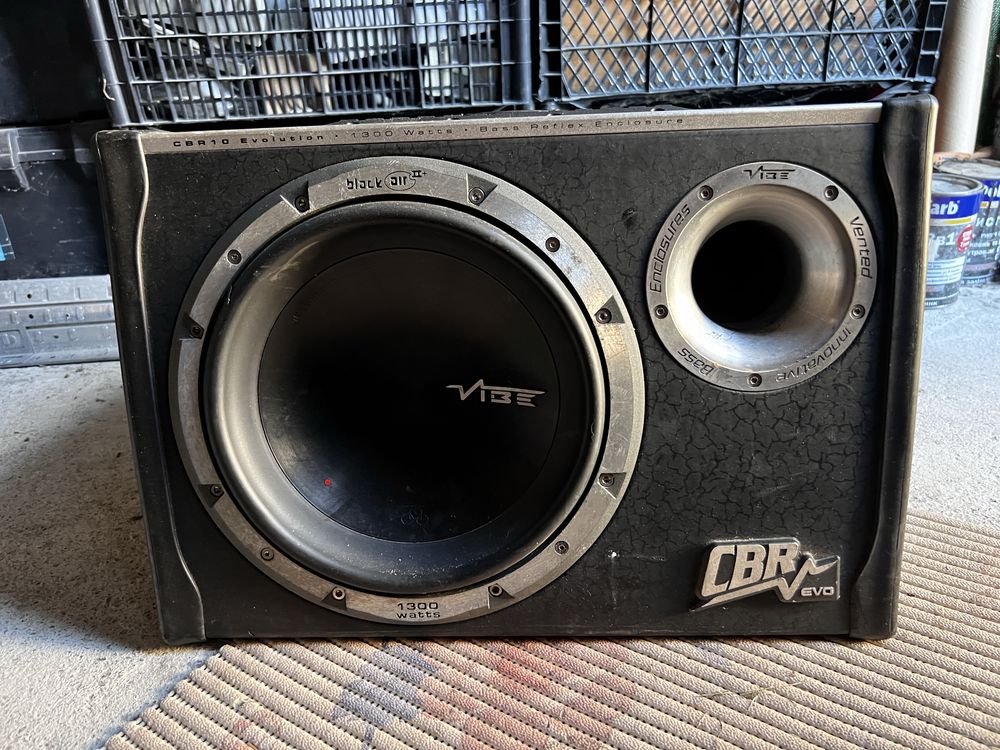 Продаю сабвуфер VIBE CBR10 EVO (1300 Вт)