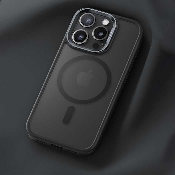 Benks Etui Magnetic Mist Metal Frame do Iphone 16 Pro tytan