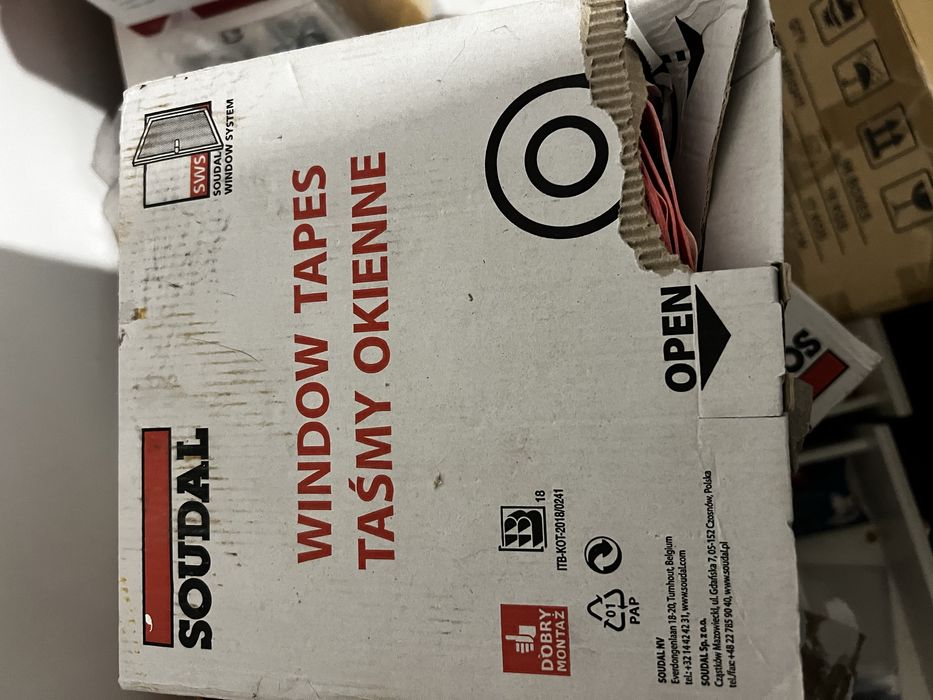 Soudal taśma okienna wewnętrzna 90mmx30m 1 opakowanie
