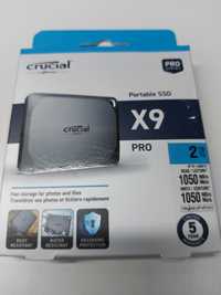 Новий Зовнішній SSD 2TB USB 3.2 2,5" Crucial X9 PRO Portable Type-C