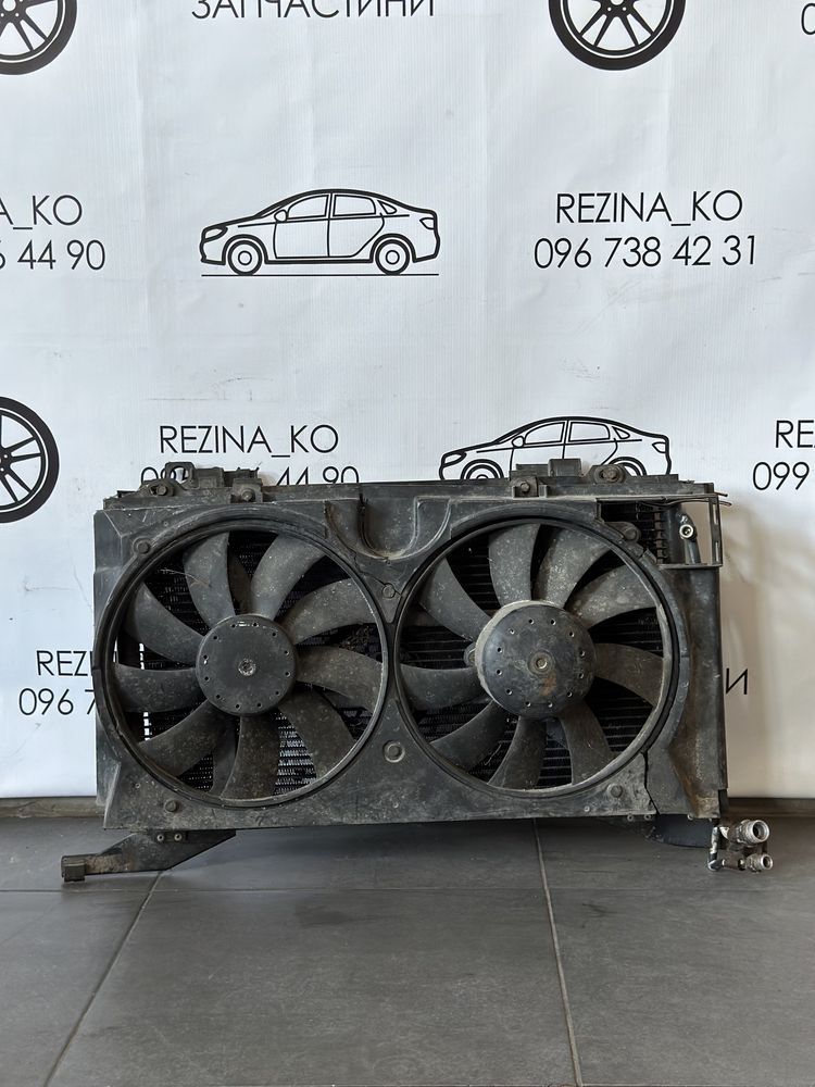 Радіатори кондеціонера+вентилятори Mercedes 210 2.2 2.7 1995-2000 р.