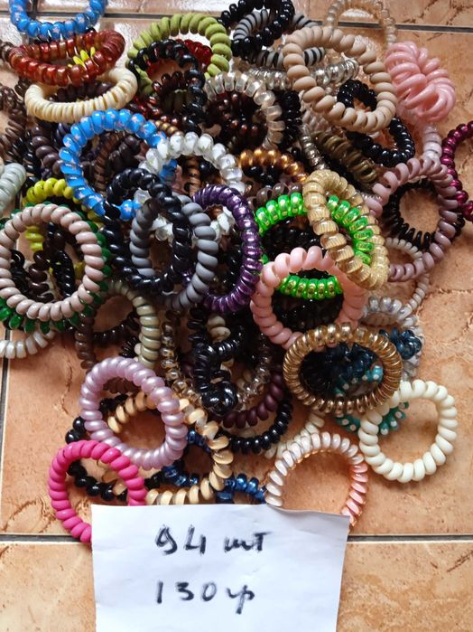 Заколка краб лот 14 штук и резинки