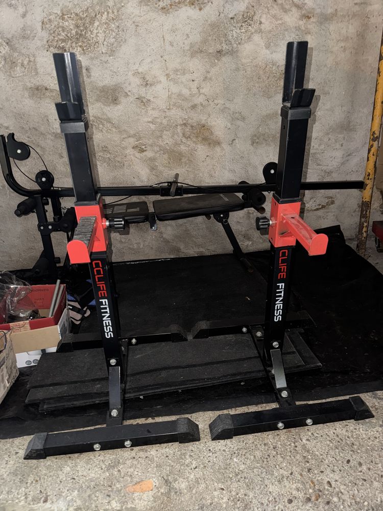 Suporte para barras ( desde supino , agachamento )