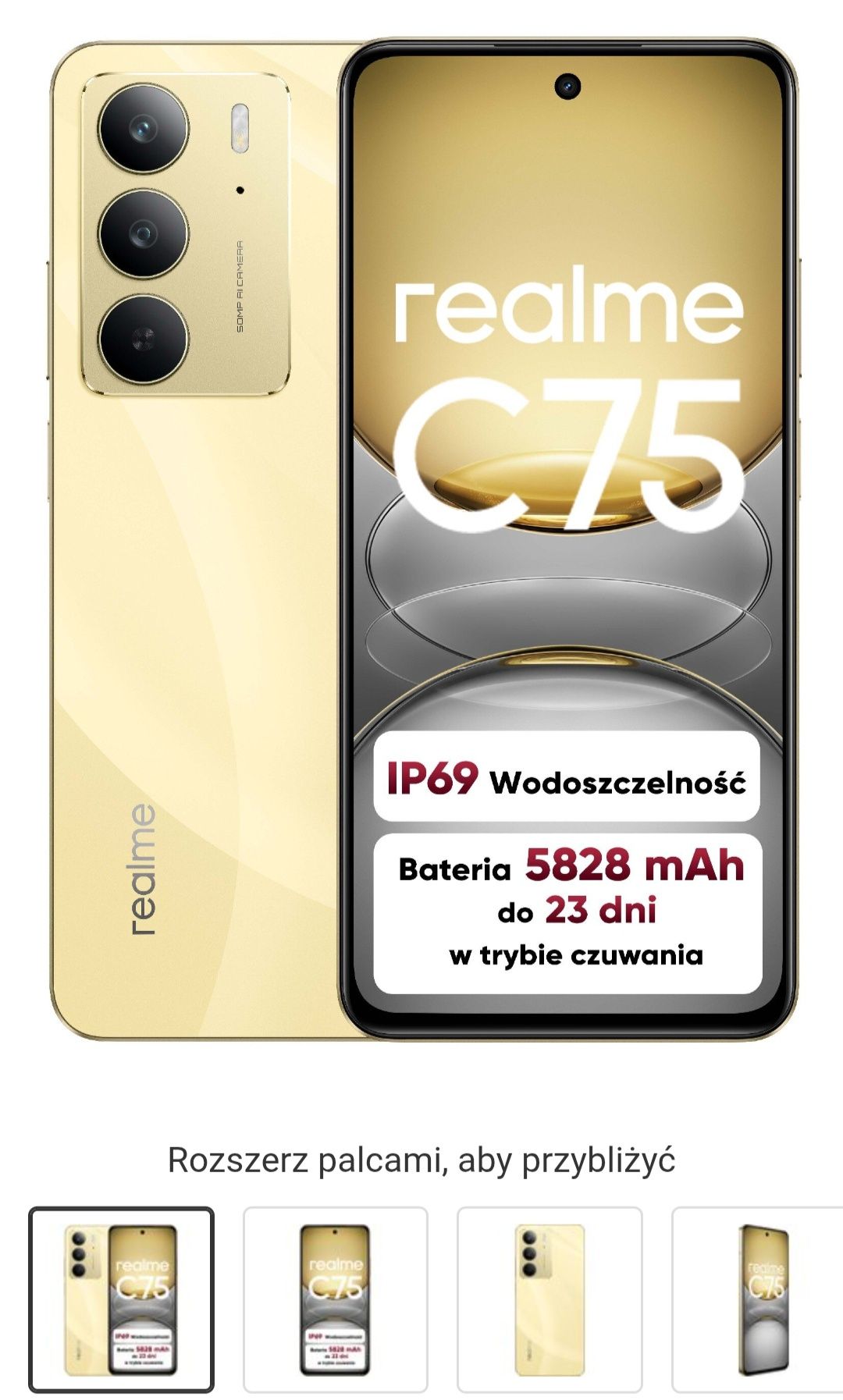 Smartfon Realme C75