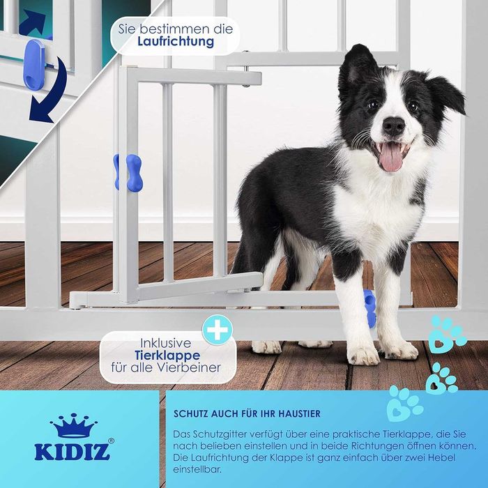 Bramka zabezpieczająca KIDIZ /barierka schodowa/ochrona/blokada !4590!