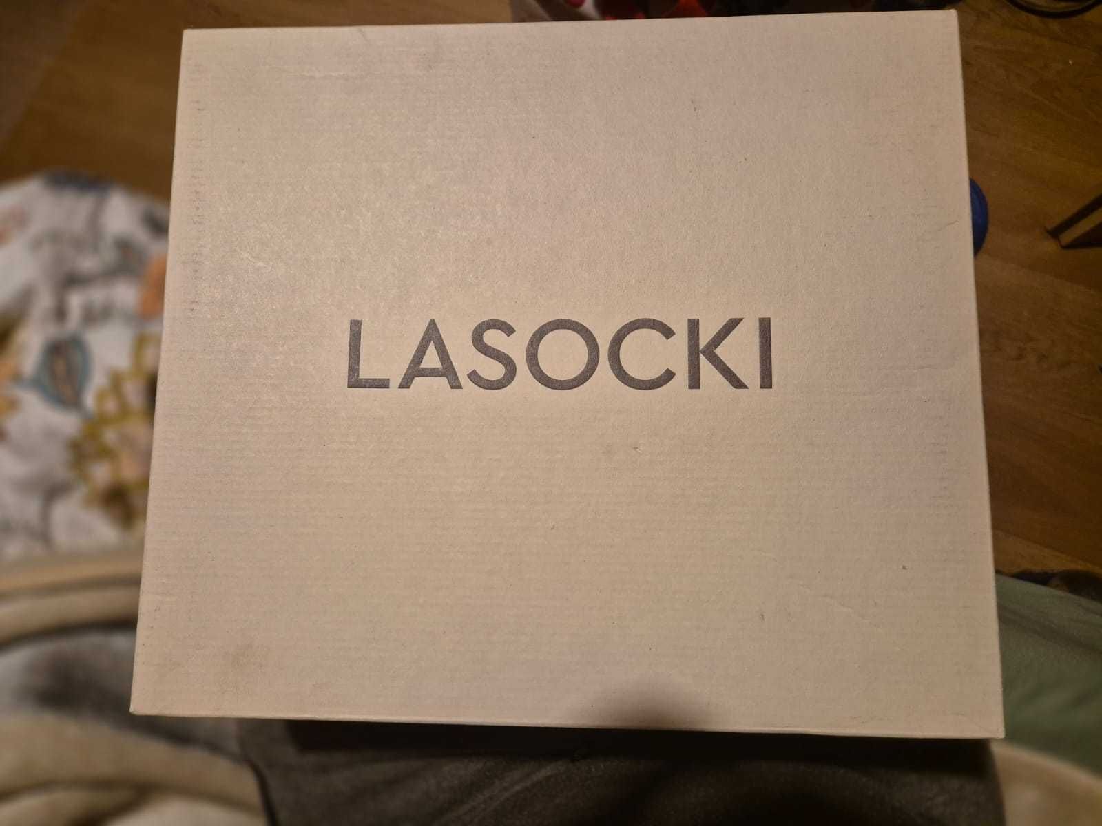 Botki skórzane ocieplane Lasocki NOWE