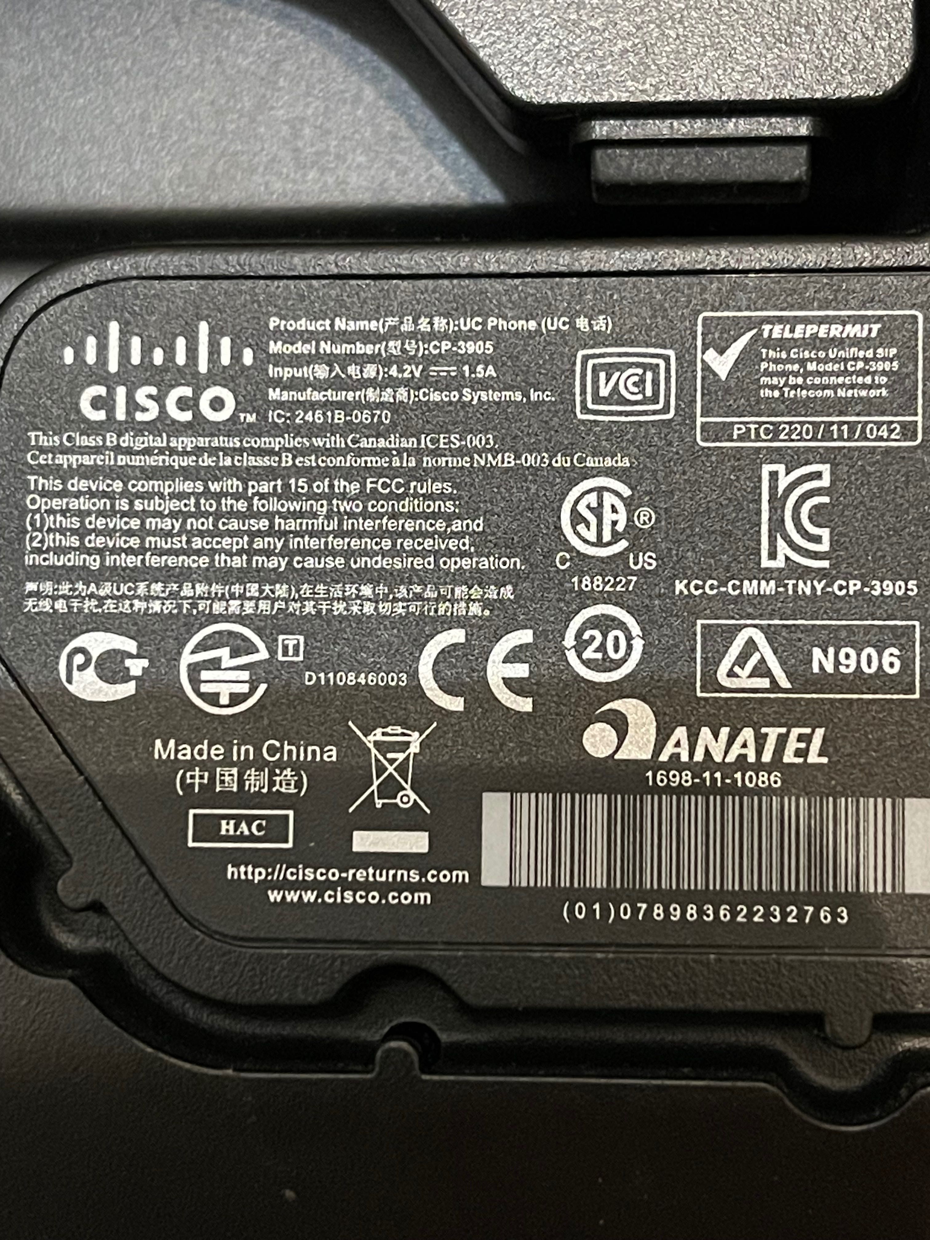 IP Телефон Cisco CP 3905
