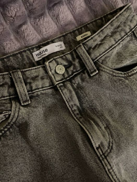 Серые Baggy джинсы