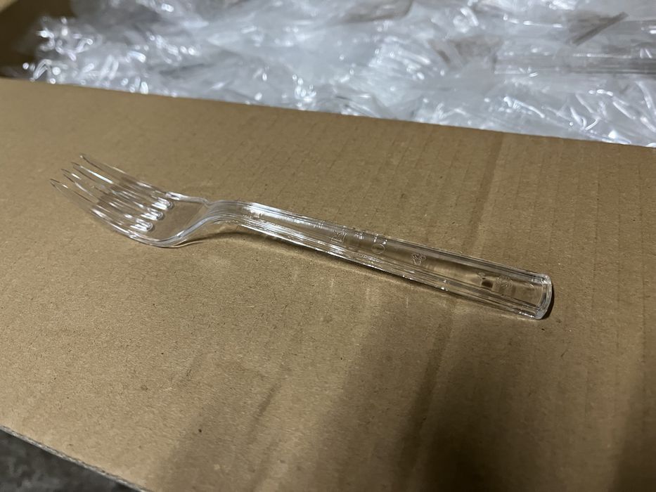 Garfos de plástico conjunto de 100 unidades