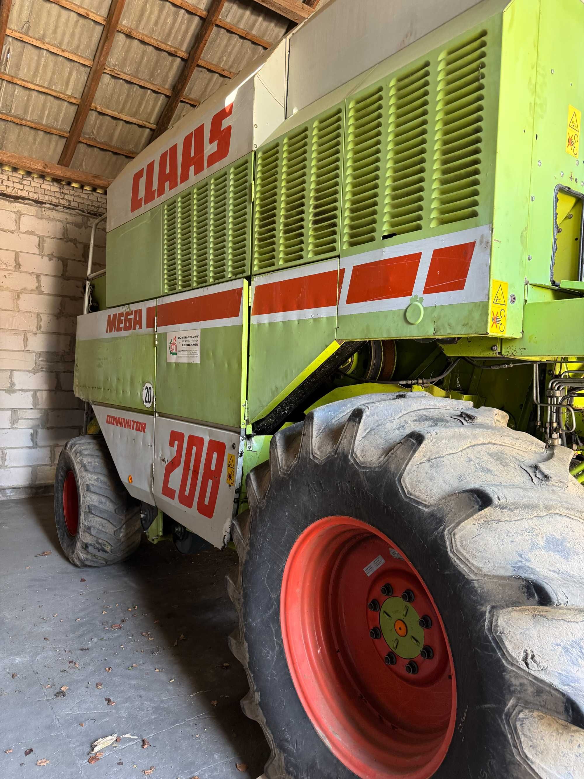 CLAAS MEGA 208 - 1997 rok - napęd 4x4 - zamiana