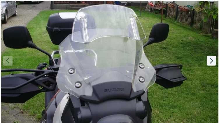 Deflektor, przedłużenie szyby motocykla