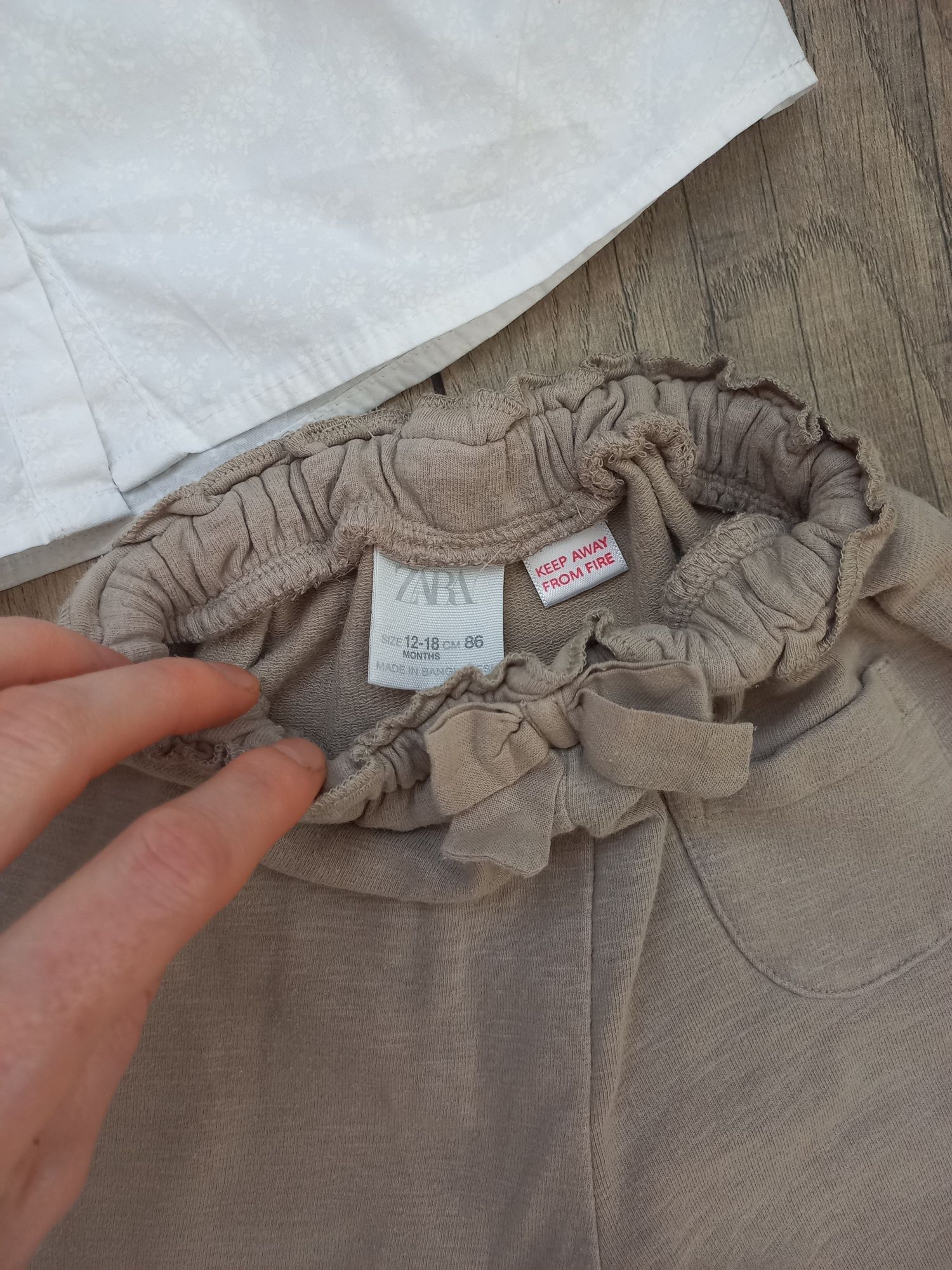 Блузка, штаны, комплект zara, 12-18