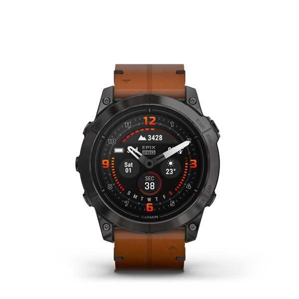 Garmin epix Pro gen 2 Sapphire 51 мм титановий карбон 010-02804-30