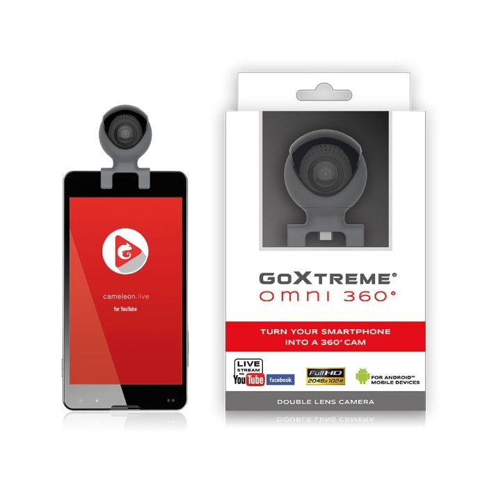 GoXtreme OMNI 360º + 360º BILLOW + Car Video HD (últimas unidades)