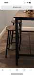 Hokery nowe loft 2 szt czarny