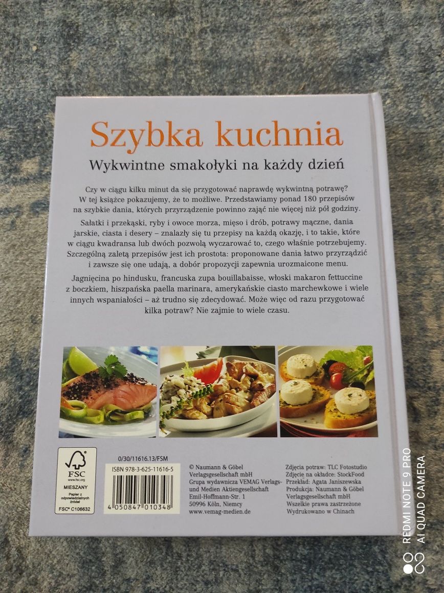 Książka kucharska szybkie dania