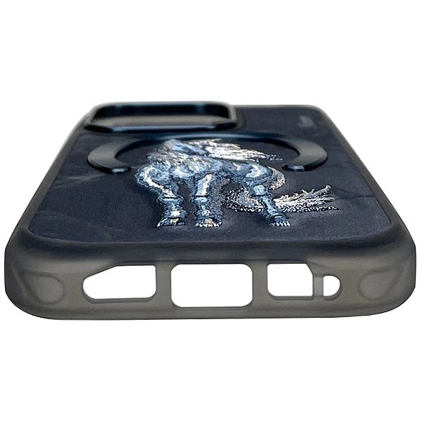 Etui Nimmy Magnetic Fantasy Animal MagSafe na iPhone 16 Pro - niebiesk