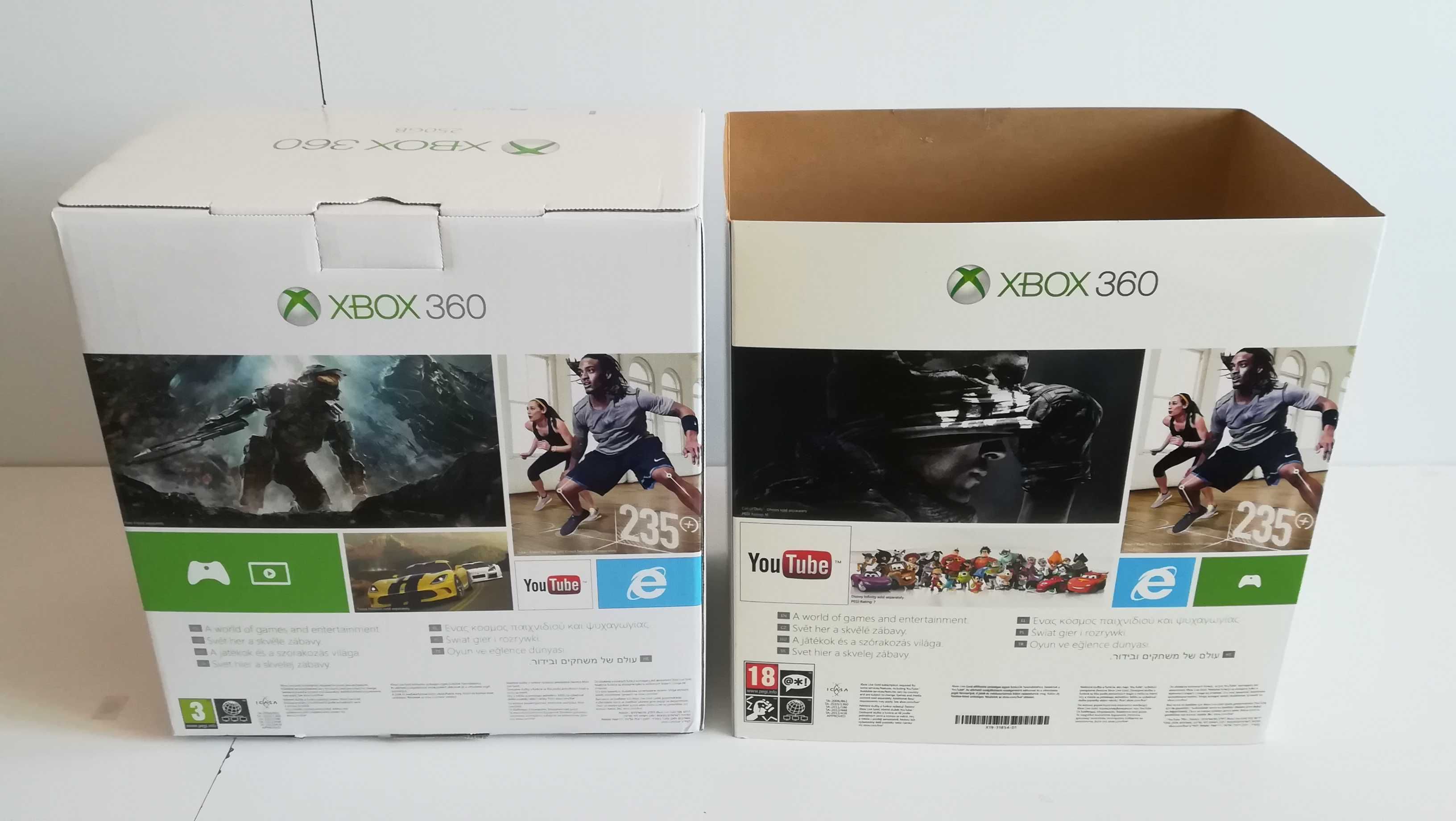Karton pudełko po konsoli Microsoft XBOX 360 E