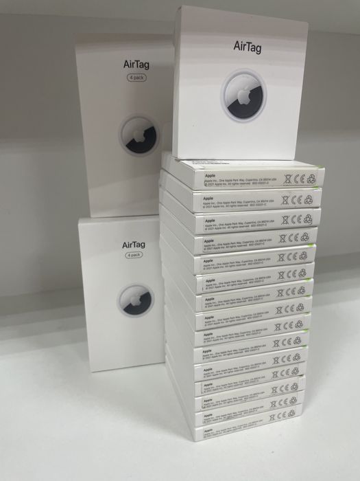Apple Airtag 1 / 4 pack новый МАГАЗИН/ГАРАНТІЯ
