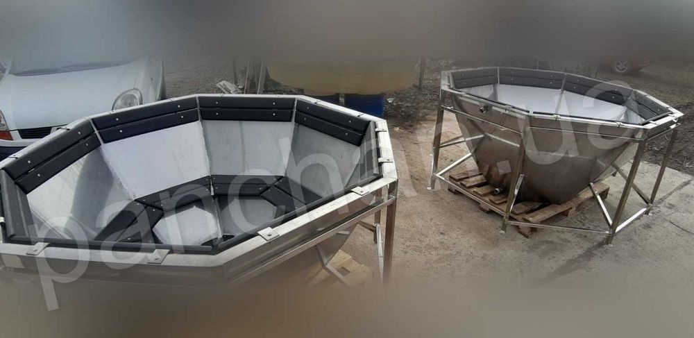 Чан для купання (бані,лазні) із нержавійки. Купель для паріння